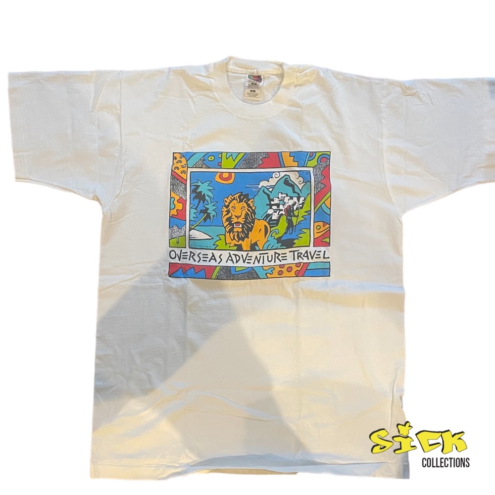 Overseas adventure travel vintage single stitch size extra large